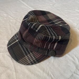 ALDO Women's Brown and Burgundy Hat